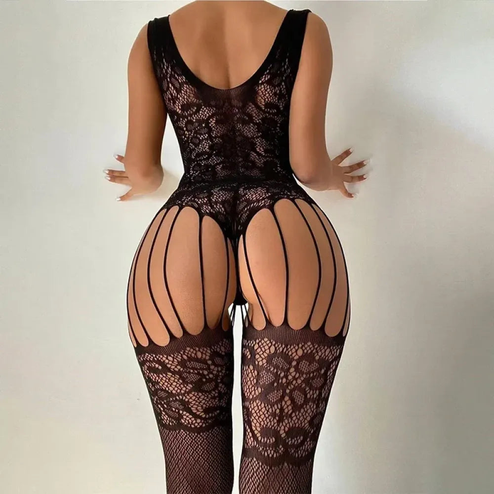 Fishnet Babydoll Lingerie for Women